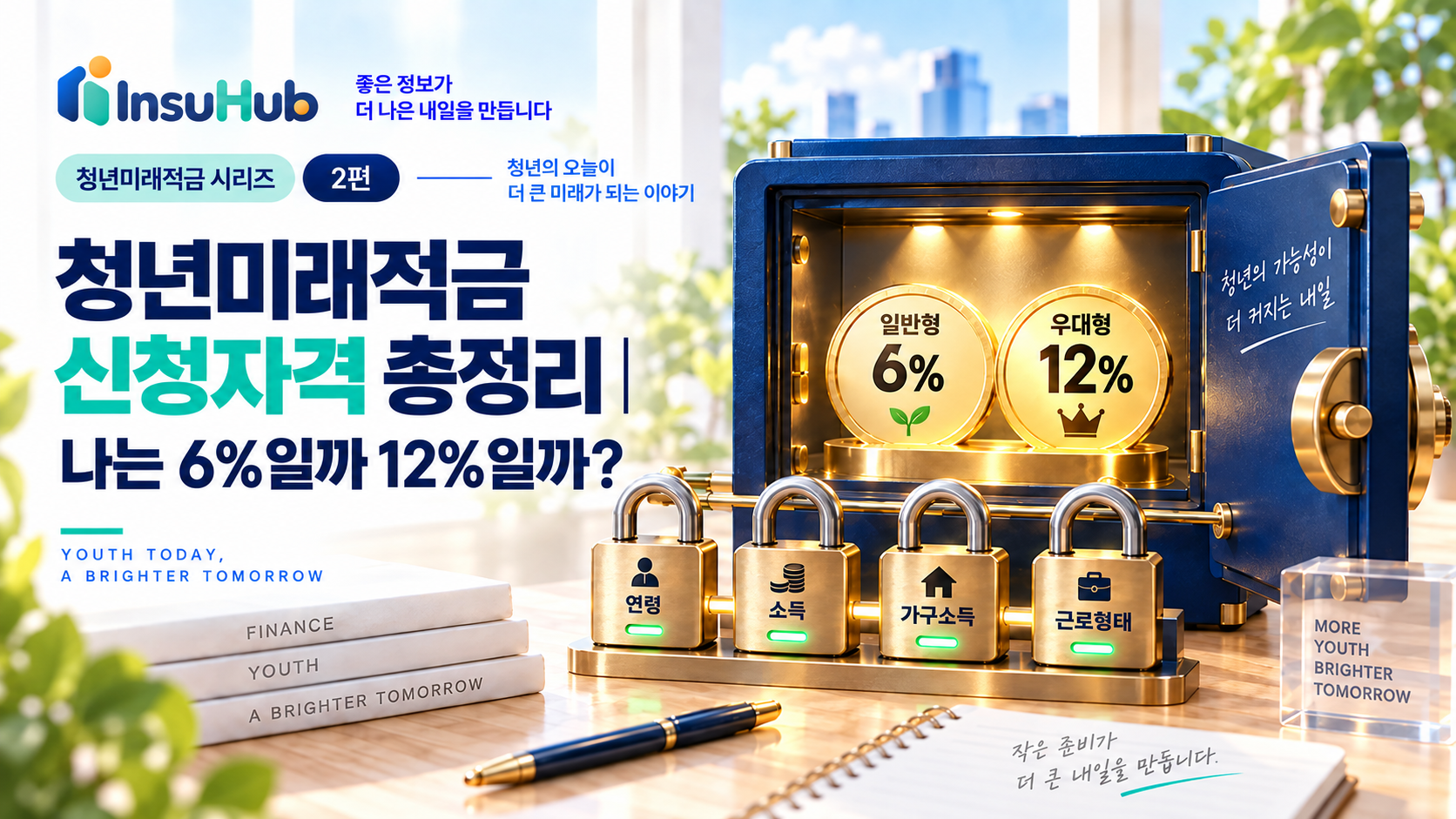 청년미래적금 신청자격과 일반형 6%·우대형 12% 조건 안내